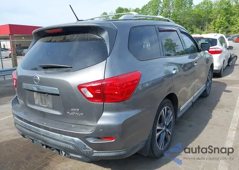 2018 Nissan Pathfinder Platinum from USA, damaged, VIN 5N1DR2MMXJC607101